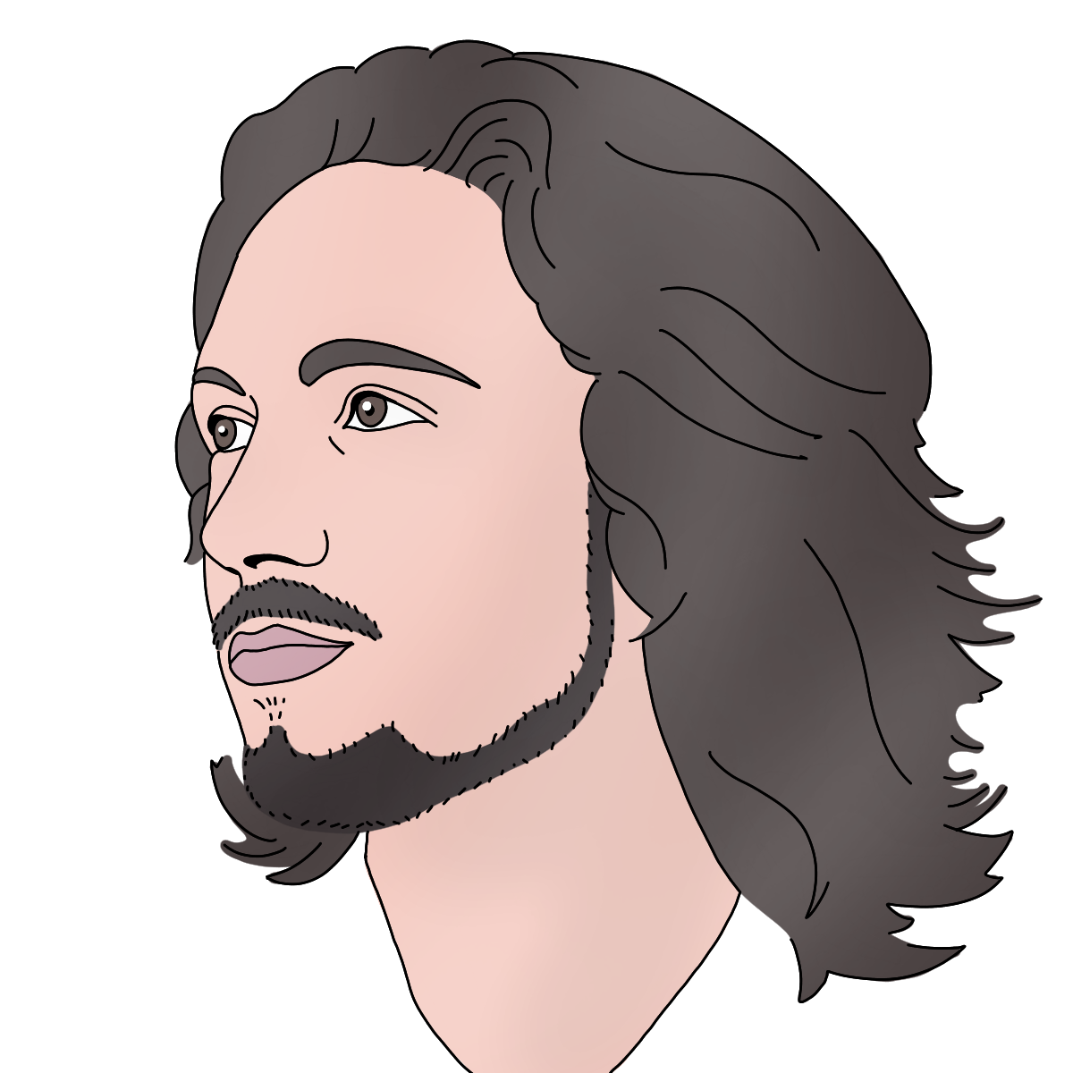 Selfportrait in digital art