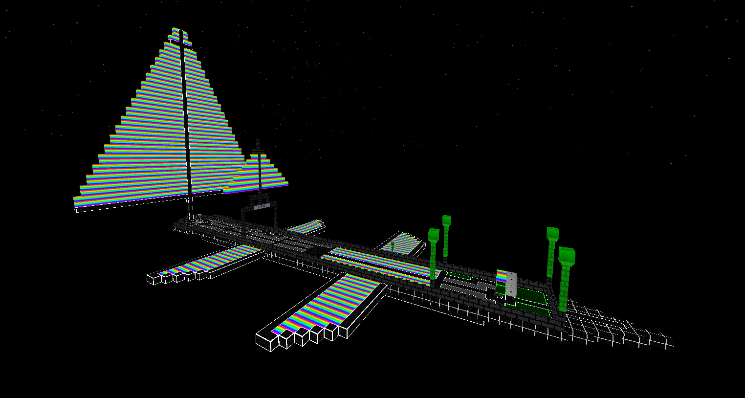 Pirate Rainbow Space-Ship